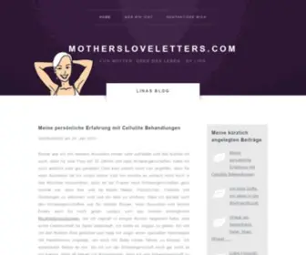 Mothersloveletters.com(Linas Blog) Screenshot