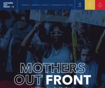 Mothersoutfront.org(Mothers out Front) Screenshot