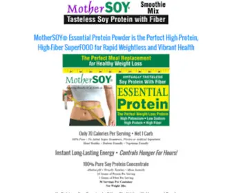 Mothersoy.com(The Perfect Weightloss Protein) Screenshot