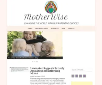 Motherwiselife.org(MotherWise) Screenshot