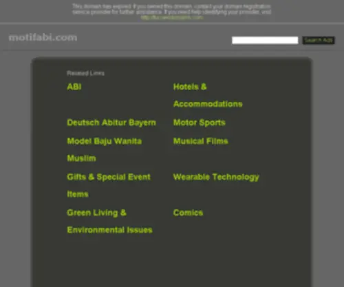 Motifabi.com(Graphic design) Screenshot