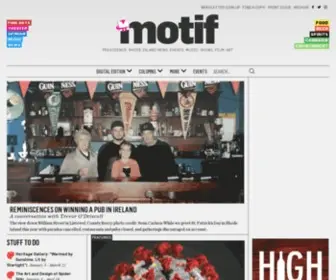 Motifri.com(Providence, Rhode Island News, Events, Music, Shows, Film, Art) Screenshot