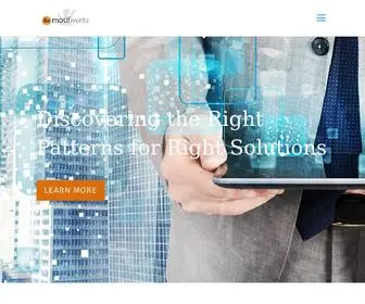 Motifworkstech.com(Discovering the Right Patterns for Right Solutions) Screenshot