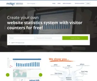 Motigo.com(Willkommen bei Motigo) Screenshot
