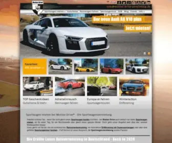 Motion-Drive-Vermietung.de(Jetzt bei einen Sportwagen mieten) Screenshot