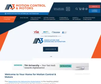 Motioncontrolonline.org(MCMA (Motion Control and Motors Association)) Screenshot