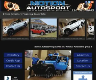 Motionautosport.com Screenshot