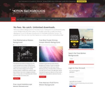 Motionbackgroundsforfree.com(Free Motion Backgrounds and Looping Backgrounds) Screenshot