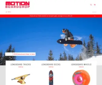 Motionboardshop.com(Motion Boardshop) Screenshot