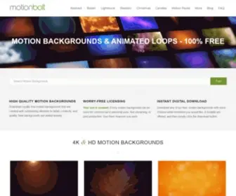 Motionbolt.com(Motion Backgrounds) Screenshot