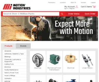 Motioncanada.ca(Industrial Supplies) Screenshot