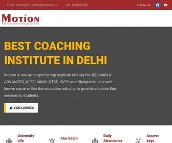 Motiondelhi.in(Motion Delhi) Screenshot