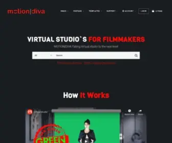 Motiondiva.com(Virtual studio and motion graphics) Screenshot