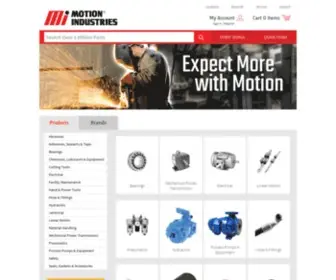 Motionindustries.com(Motion Industries) Screenshot