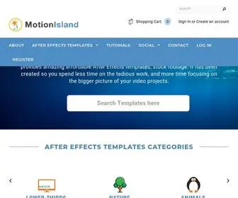 Motionisland.com(Unique After Effects Templates and Stock Footage Collection) Screenshot