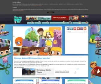 Motionkids-TV.com(Entretenimiento para niños) Screenshot