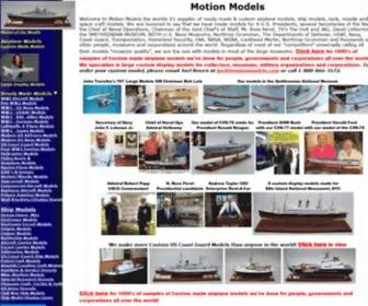 Motionmodels.com(Premier supplier of high quality display models) Screenshot