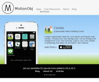 Motionobj.com(IOS) Screenshot