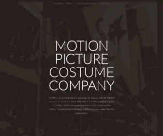 Motionpicturecostumeco.com(Motion Picture Costume Company) Screenshot