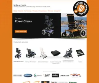 Motionwheelchairs.com(Motion Wheelchairs) Screenshot