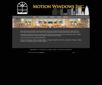 Motionwindowsglass.com(Motion Windows Inc) Screenshot