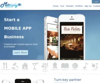 Motiplypartners.com(Be an Independent Mobile Consultant and sell Apps & Mobile Websites. Motiply) Screenshot