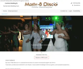 Motiv-8.co.uk(Professional Cumbria mobile disco for family events) Screenshot