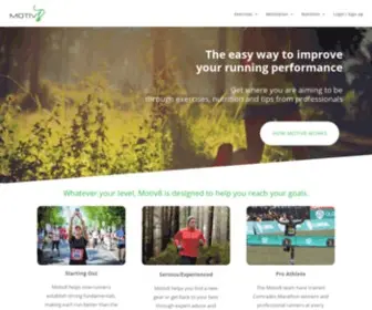 Motiv8Run.com(The easy way to improve your performance) Screenshot