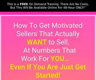 Motivatedsellertraining.com(Free Training) Screenshot