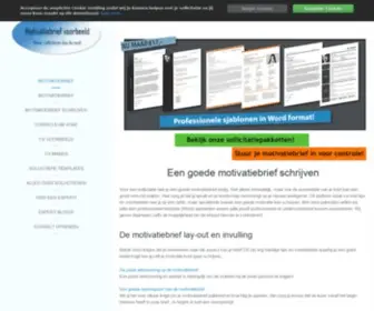 MotivatiebriefVoorbeeld.nl(Motivatiebrief) Screenshot