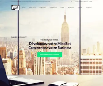 Motivation-Business.com(Site internet officiel de Fabien DESSAINT motivation) Screenshot