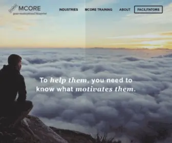 Motivationalcore.com(The MCORE (Motivational Core)) Screenshot