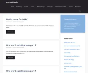 Motivationds.com(My WordPress Blog) Screenshot