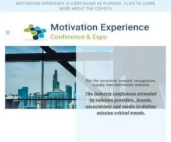 Motivationexperience.com(Motivation Experience Conference & Expo) Screenshot