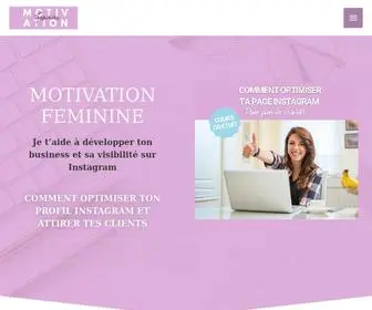 Motivationfeminine.com(Accueil) Screenshot