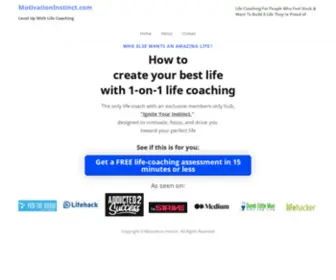 Motivationinstinct.com(Motivation Instinct) Screenshot