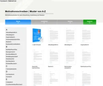 Motivationsschreiben-Muster.de( Motivationsschreiben) Screenshot