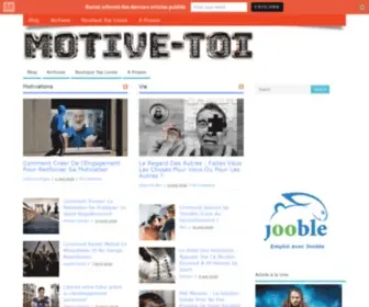 Motive-Toi.com(Le blog de Olivier Charles dédié au bien) Screenshot