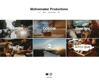 Motivemaker.com(A production company) Screenshot