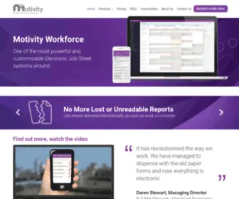 Motivitymobile.com(Workforce Software) Screenshot