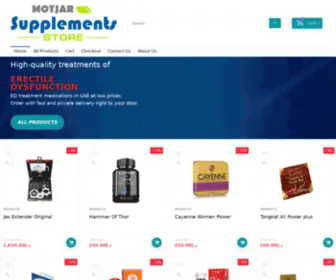 Motjar.com(Supplements Store) Screenshot