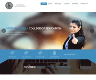 Motk.co.in(Mother Teresa College Of Education Kothuru) Screenshot