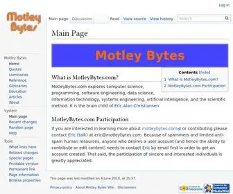 Motleybytes.com(Motley Bytes Wiki) Screenshot