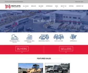 Motleys.com(Motleys Asset Disposition Group Provides Real Estate Services) Screenshot