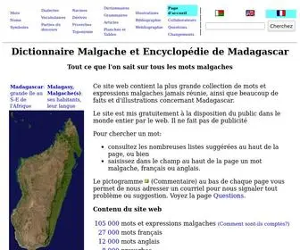 Motmalgache.org(Madagascar) Screenshot