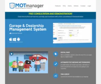 Motmanager.co.uk(MOT Manager) Screenshot