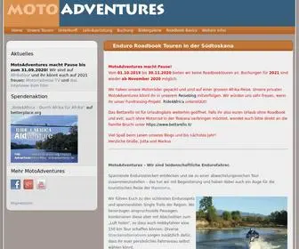 Moto-Adventures.de(Enduro Roadbook Touren in der Südtoskana) Screenshot