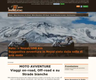 Moto-Adventuring.com(Moto avventure viaggi) Screenshot