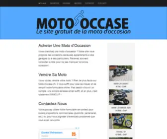 Moto-Occase.ch(Site gratuit pour vendre ou acheter des motos d'occasions) Screenshot