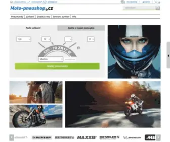 Moto-Pneushop.cz(Moto Pneushop) Screenshot